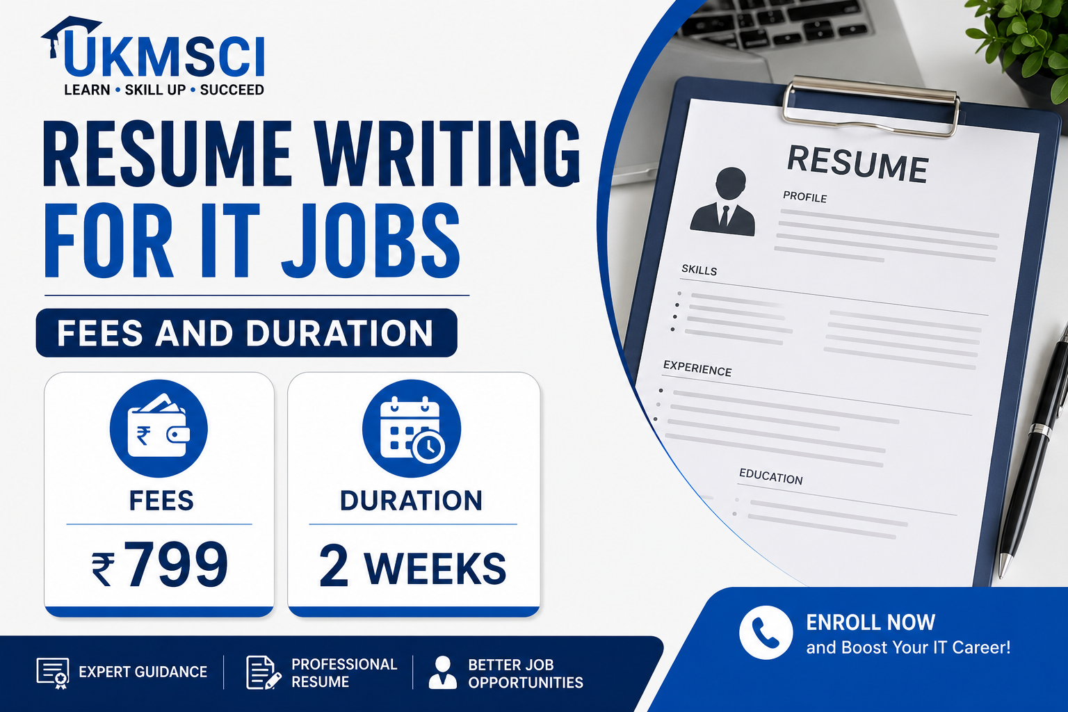 Resume Writing for IT Jobs: Fees and Duration